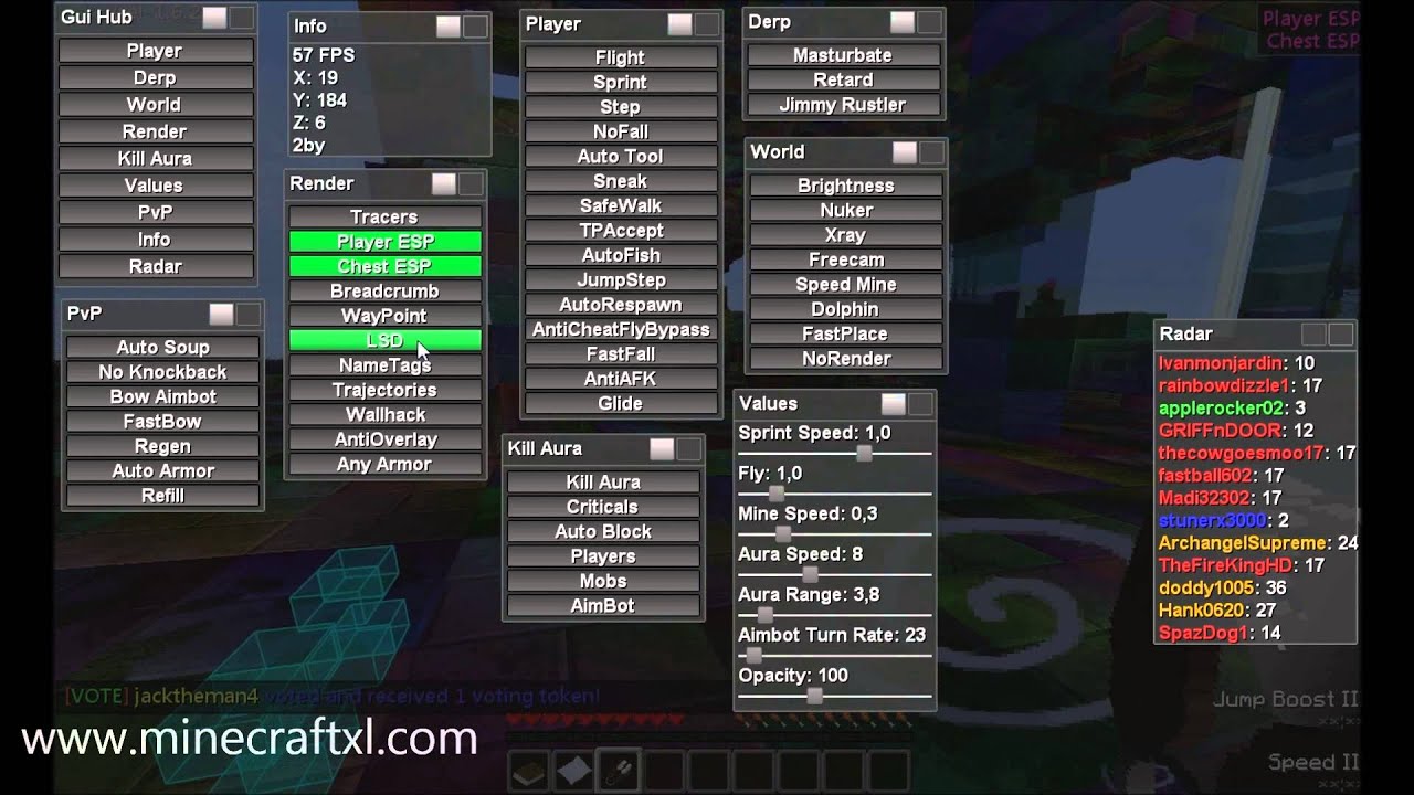 aimbot hack for minecraft download